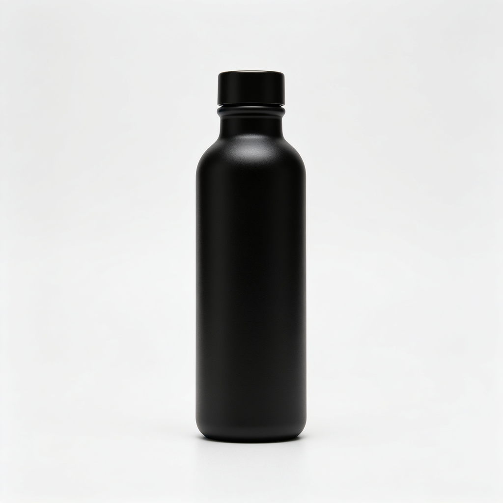 Haelgal Set 2 bottiglie d’acqua lavabili in lavastoviglie, capacità 1 litro, bottiglie per la gasatura compatibili con vari modelli di gasatore, ecologiche, colore nero.