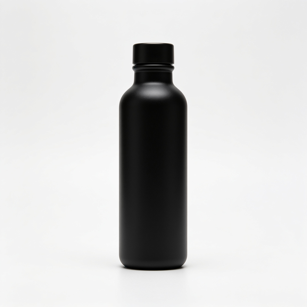 Haelgal Set 2 bottiglie d’acqua lavabili in lavastoviglie, capacità 1 litro, bottiglie per la gasatura compatibili con vari modelli di gasatore, ecologiche, colore nero.