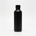 Haelgal Set 2 bottiglie d’acqua lavabili in lavastoviglie, capacità 1 litro, bottiglie per la gasatura compatibili con vari modelli di gasatore, ecologiche, colore nero.