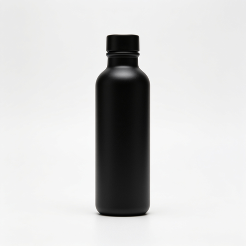 Haelgal Set 2 bottiglie d’acqua lavabili in lavastoviglie, capacità 1 litro, bottiglie per la gasatura compatibili con vari modelli di gasatore, ecologiche, colore nero.